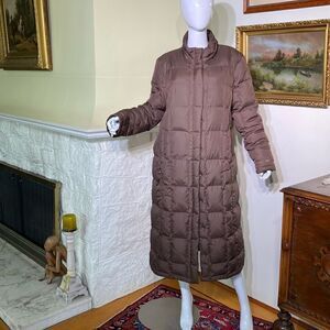 Wind River Down Puffer Coat Aubergine Purple
